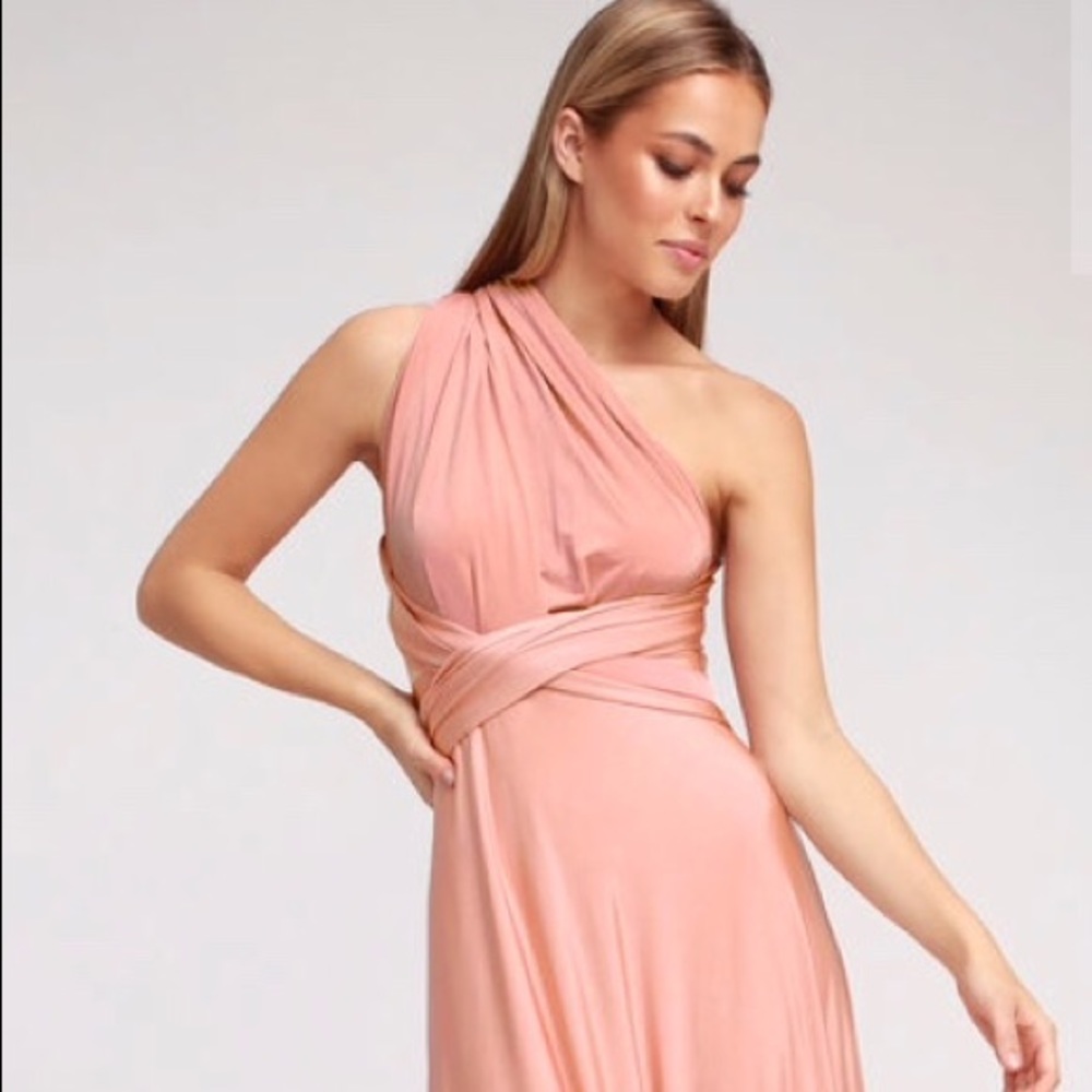 Formal dress NWT. Beautiful blush color!